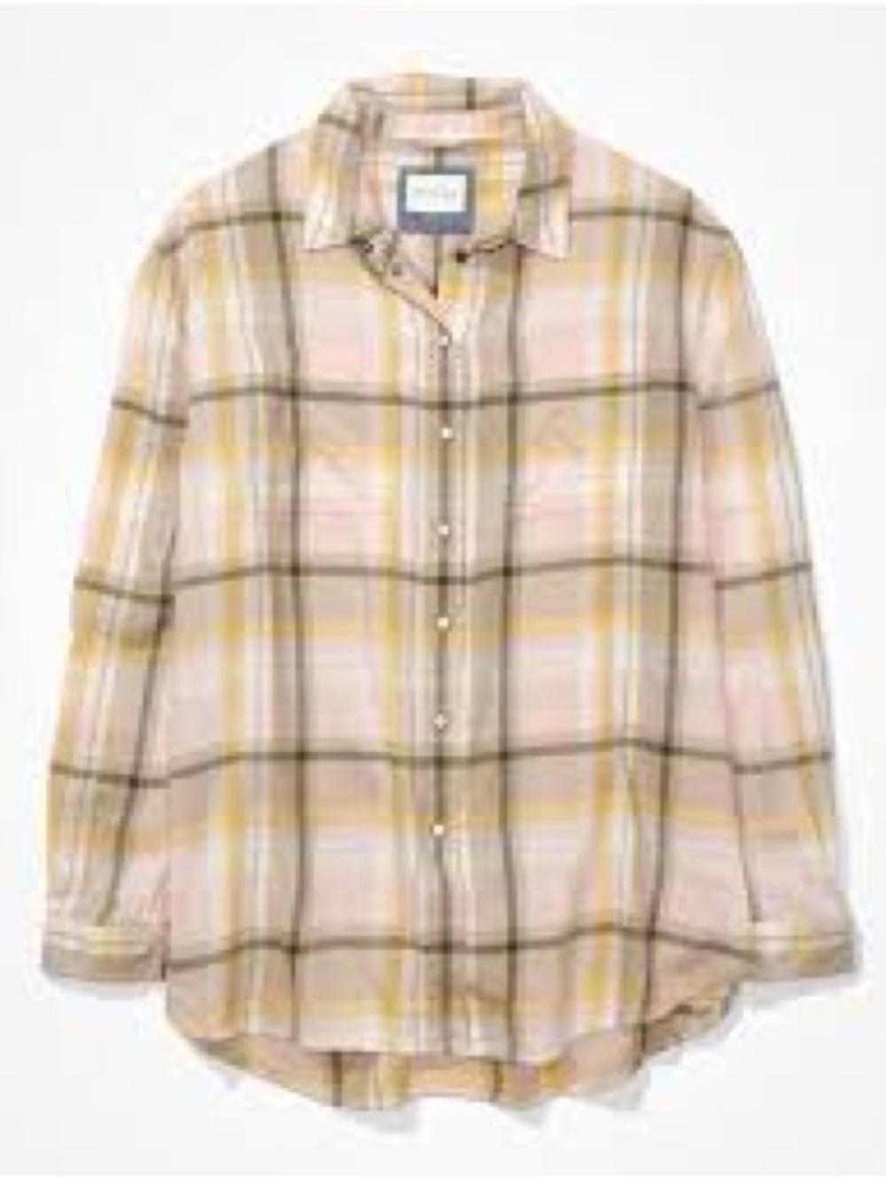 American Eagle Oversized Flannel Shirt Sz L